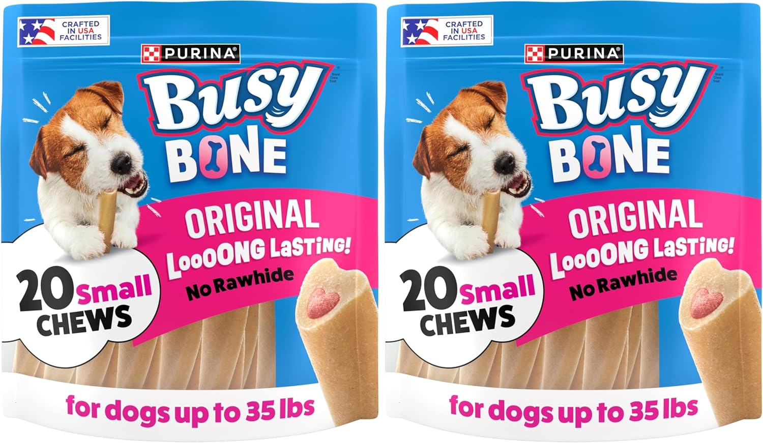 Purina Busy Made in USA Facilities Small Breed Dog Bones, Mini - 20 ct. Pouch - Image 14