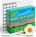 Miers Laboratories No Jet Lag 32 tablets front view for travel relief.
