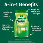 Benefiber 250 teaspoons powder container packaging details