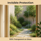 Lupvar scratch guard installation using adhesive dots