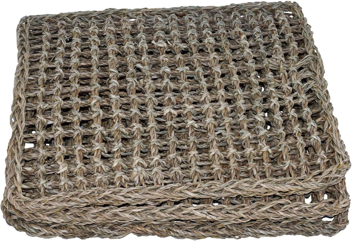 Super Bird Creations SB50008 Seagrass Mat for Cage Decor, Pet Enrichment and Boredom Relief - Versatile Toy-Making Base - Ideal for Parrots - Small to Large Birds & Reptiles - 7"x12" (3 Pack) - Image 10