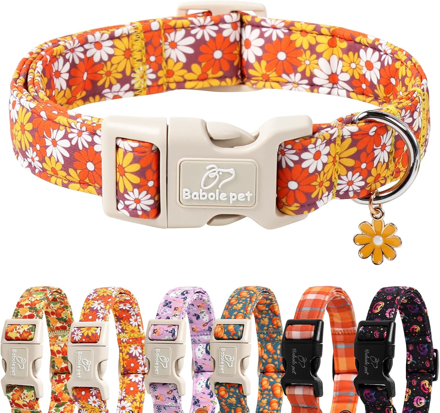 4th of July Dog Collar, Summer Popsicle Patriotic Dog Collars for Large Dogs, Adjustable Lightweight Quick-Release Buckle Collar for Boy&Girl Dogs L - Image 10