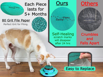 Zenly Paws dog grooming toy for mental stimulation and filing