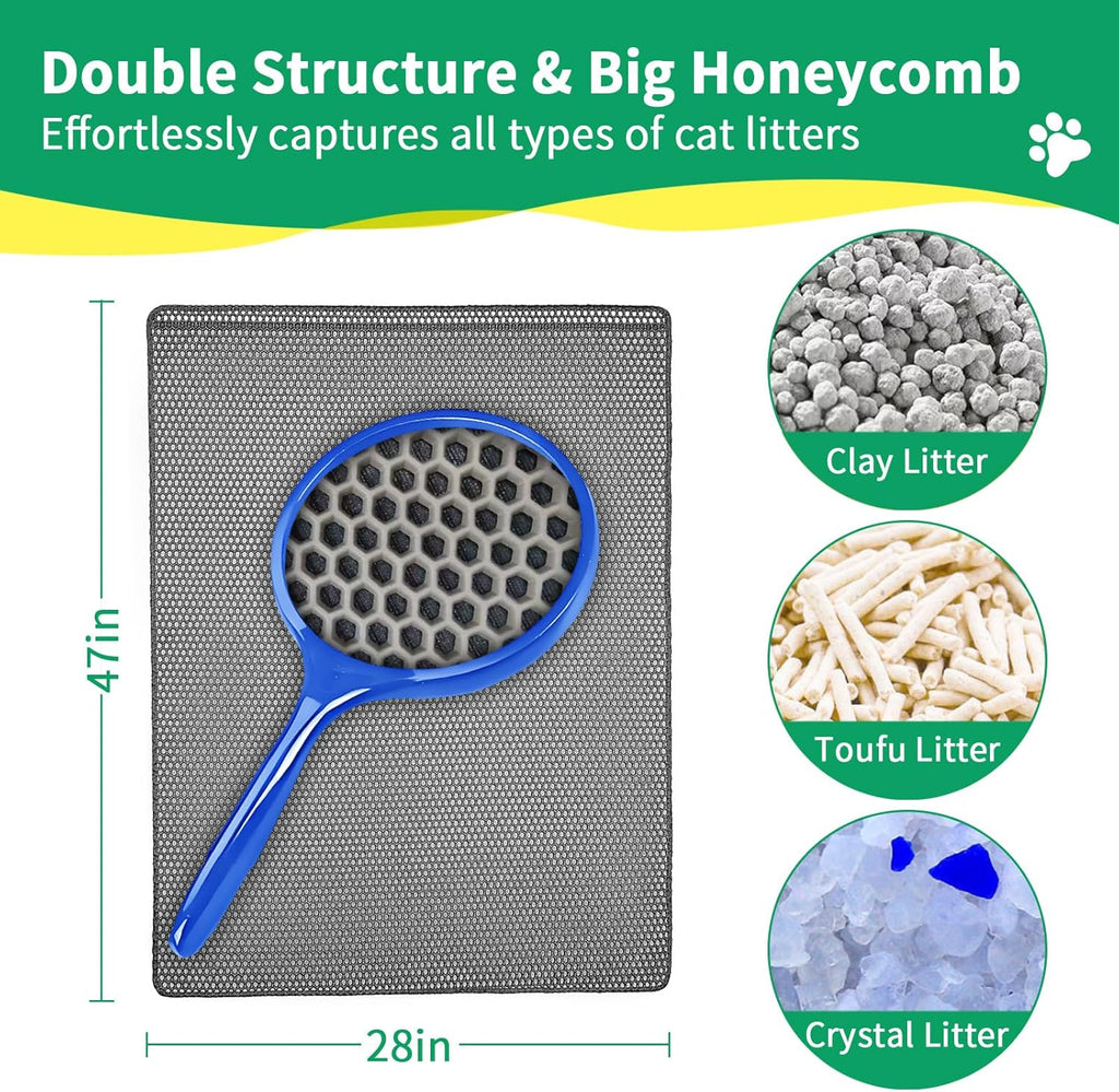Close up view of the paw friendly waterproof and urine proof material.