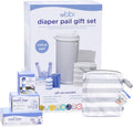 Ubbi diaper changing value gift set grey front view