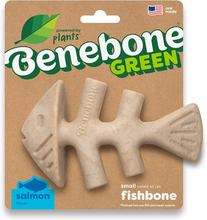 Dog Bones for Modest Chewers: Benebone Green Plant-Based Real Bacon Wishbone Dog Chew Toy for Medium Dogs, Made in USA - Image 12