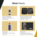 Authentic Wahl Blade Ice cooling spray canister for hair clipper cleaning and lubrication.