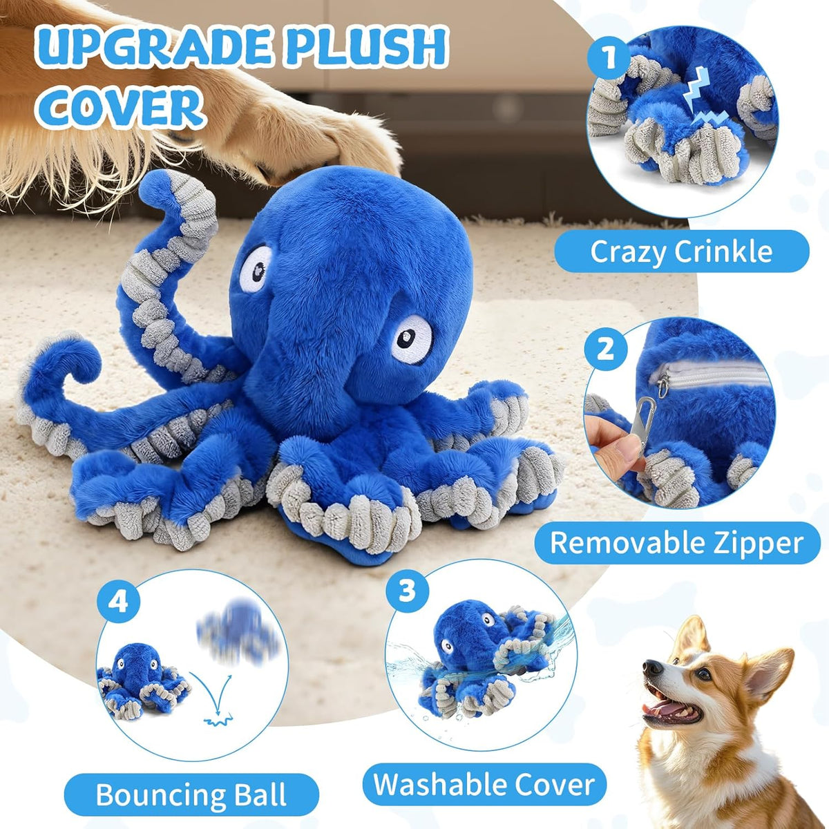 Internal bouncing ball for Voxget dog toy