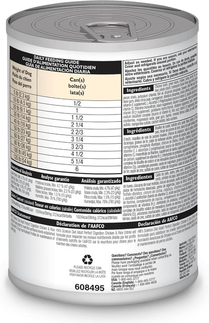 Hill's Science Diet Adult 1-6 Chicken and Rice wet food can