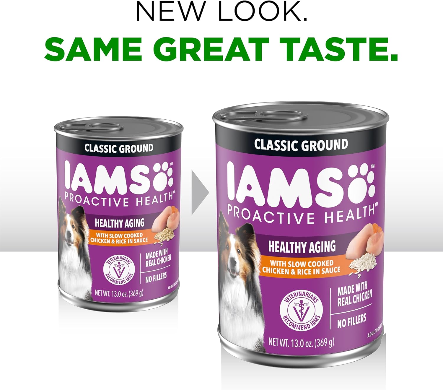 Premium imported senior wet dog food pack of twelve cans