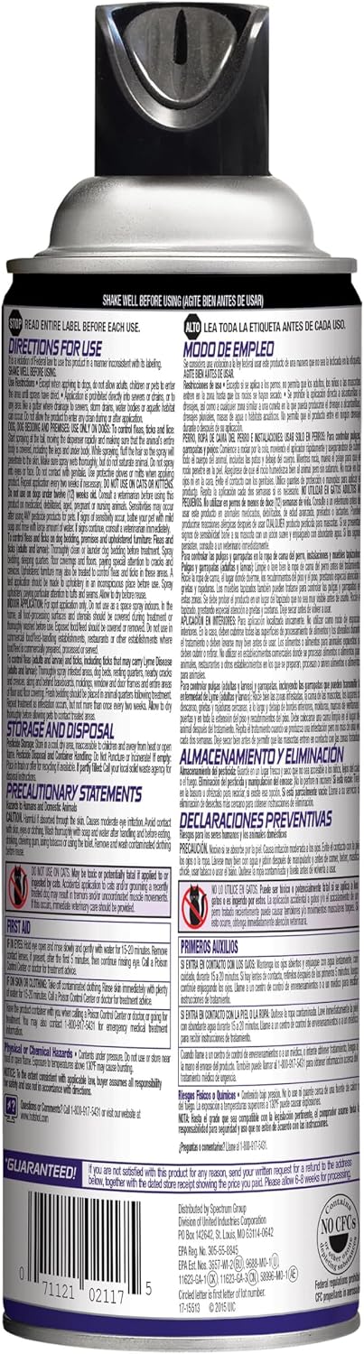 Authentic Hot Shot pest control spray for dog owners