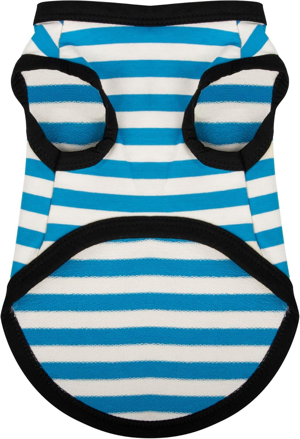 Paiaite 6-Piece Striped Shirt Set: Cotton Sleeveless Puppy Dog Shirts, Breathable Pet Apparel Tank Tops, Colorful Sweatshirts for Small & Medium Dogs - Image 15