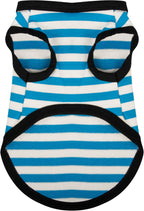 Paiaite 6-Piece Striped Shirt Set: Cotton Sleeveless Puppy Dog Shirts, Breathable Pet Apparel Tank Tops, Colorful Sweatshirts for Small & Medium Dogs - Image 15