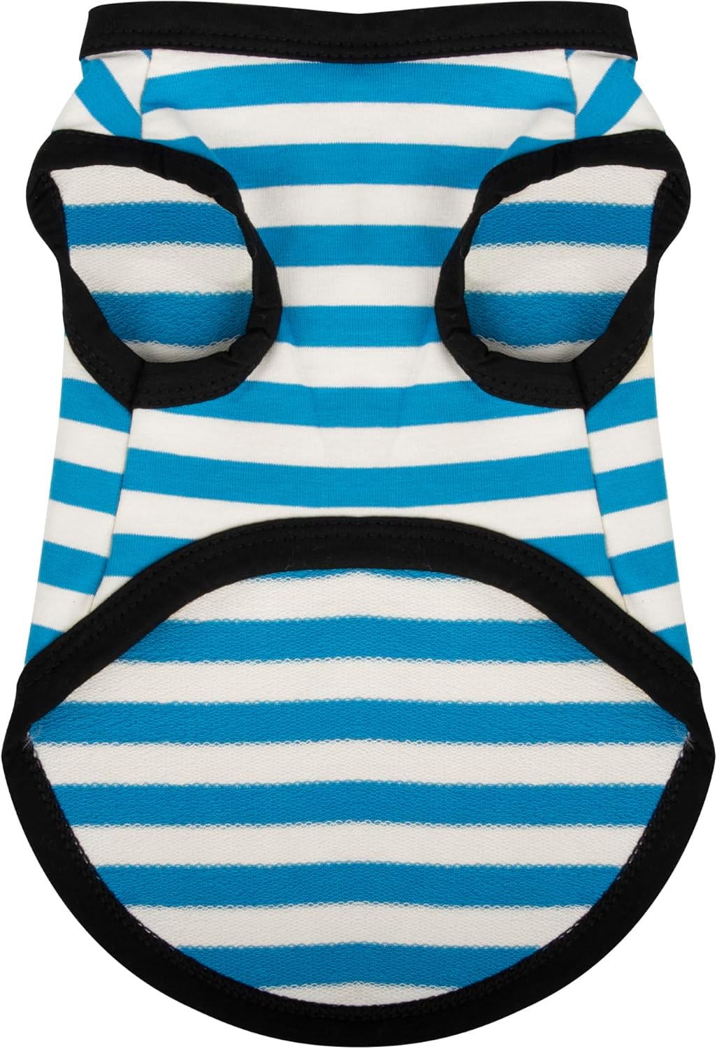 Paiaite 6-Piece Striped Shirt Set: Cotton Sleeveless Puppy Dog Shirts, Breathable Pet Apparel Tank Tops, Colorful Sweatshirts for Small & Medium Dogs - Image 15