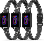 Yipilu dog collar display screen indicating sensitivity settings