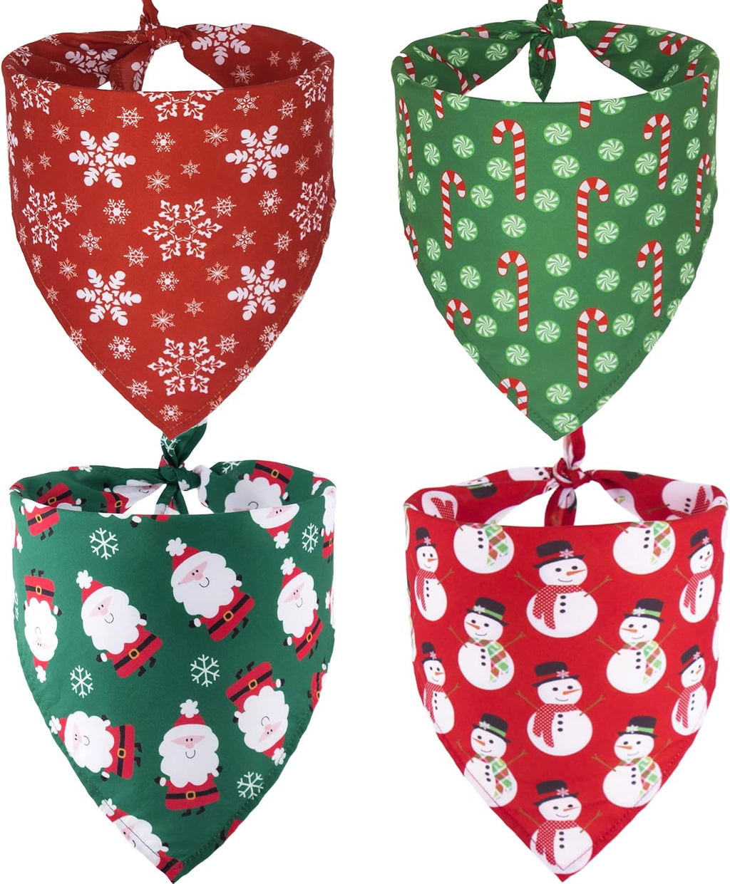 ADOGGYGO 4 Pack American Flag Dog Bandanas, Red Blue USA Flag Star Pet Scarf Bib, Pet 4th of July Bandanas Costume Accessories for Medium Large Dogs (Large) - Image 9