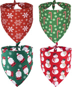 ADOGGYGO 4 Pack American Flag Dog Bandanas, Red Blue USA Flag Star Pet Scarf Bib, Pet 4th of July Bandanas Costume Accessories for Medium Large Dogs (Large) - Image 9