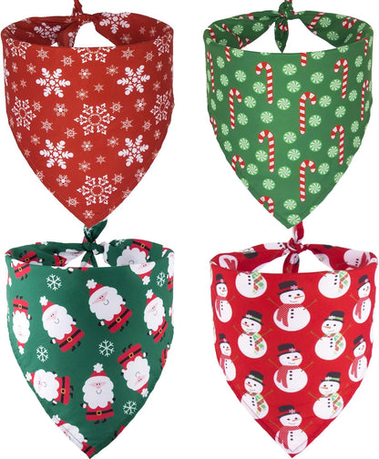ADOGGYGO 4 Pack American Flag Dog Bandanas, Red Blue USA Flag Star Pet Scarf Bib, Pet 4th of July Bandanas Costume Accessories for Medium Large Dogs (Large) - Image 9