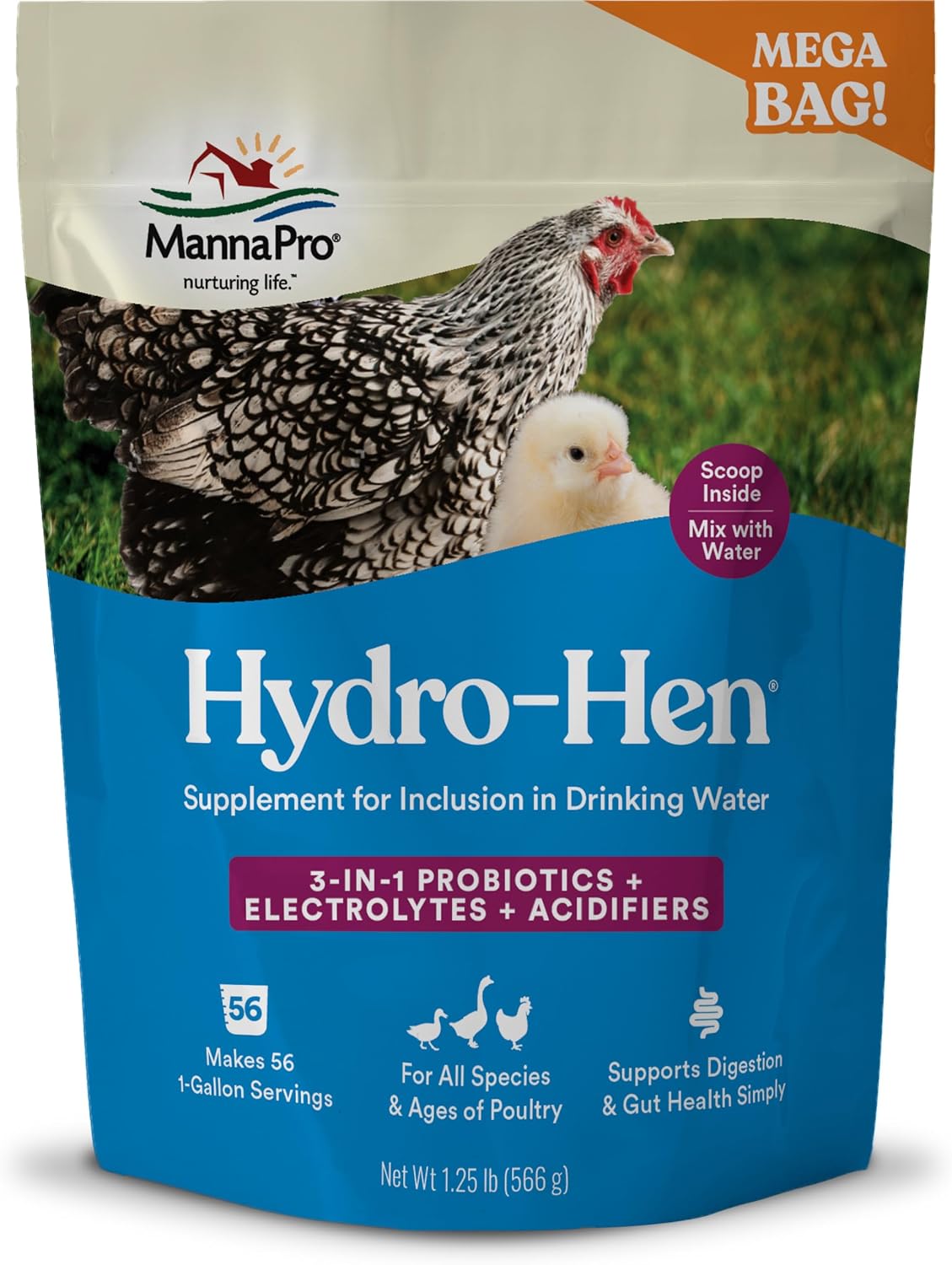 Manna Pro Hydro-Hen Poultry Supplement, Digestive & Probiotic, 20 oz - Image 12
