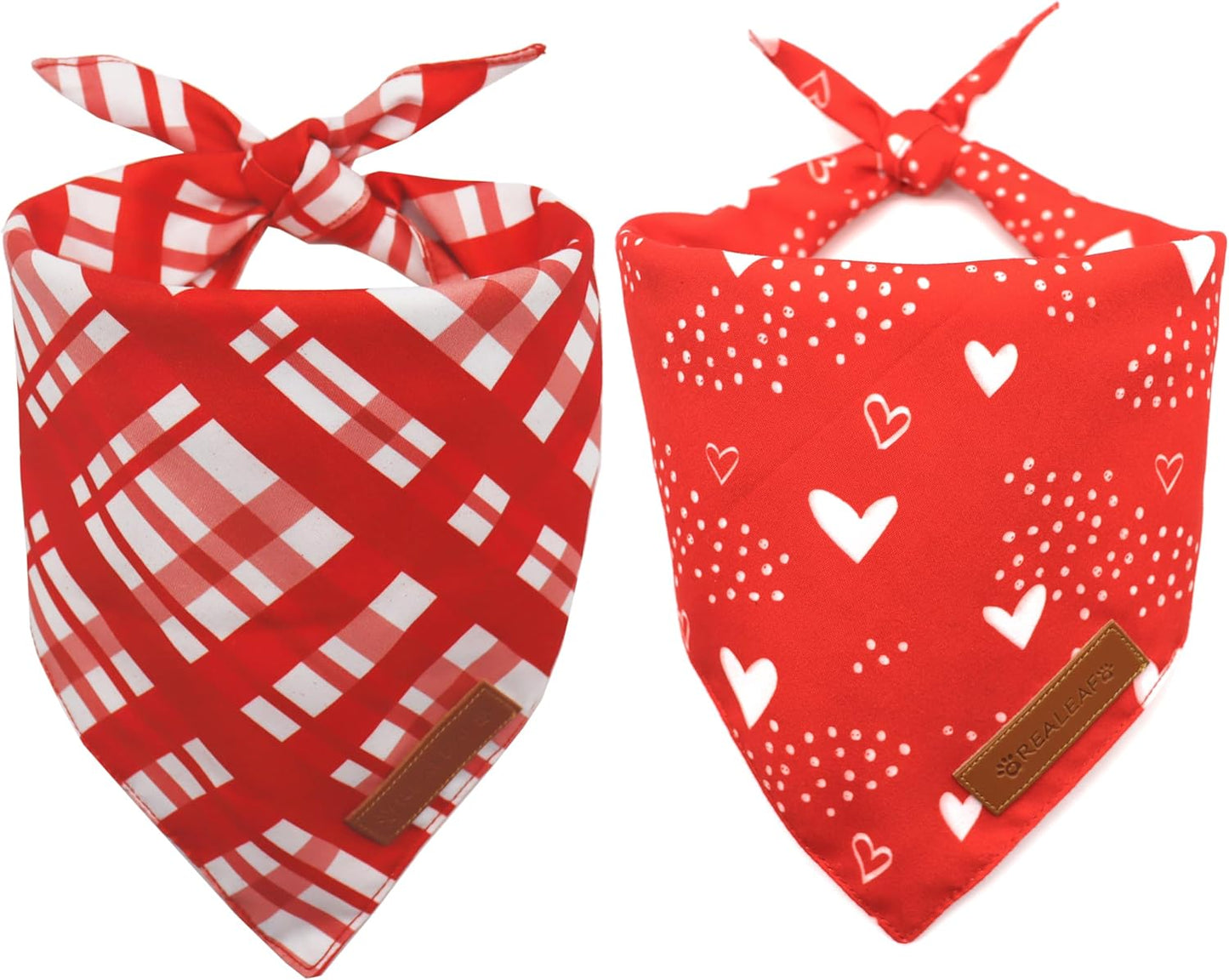 Realeaf 4th of July Dog Bandanas 2 Pack, Reversible American Flag Pet Scarf for Boy and Girl, Premium Durable Fabric, Patriotic Bandana for Medium and Large Dogs (Large) - Image 11