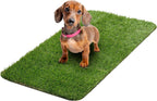 Ottomanson Artificial Grass Puppy Potty Training Pad with Tray, 15" x 30" Reusable Pee Pad for Small Pets and Dogs - Image 12