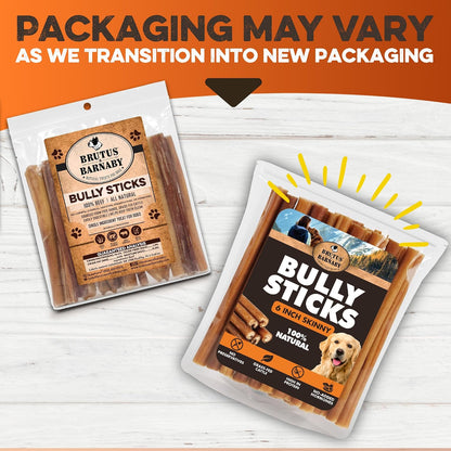 Authentic USA imported Brutus & Barnaby premium dog chews display