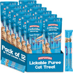 Beefeaters Lickable Cat Treats 48 Count - Puree Squeeze Up Tubes Variety Pack (Salmon, Tuna & Chicken) | Grain Free, Taurine Enriched, High Moisture for Picky Eaters | Cat Treat Topper or Snack - Image 10