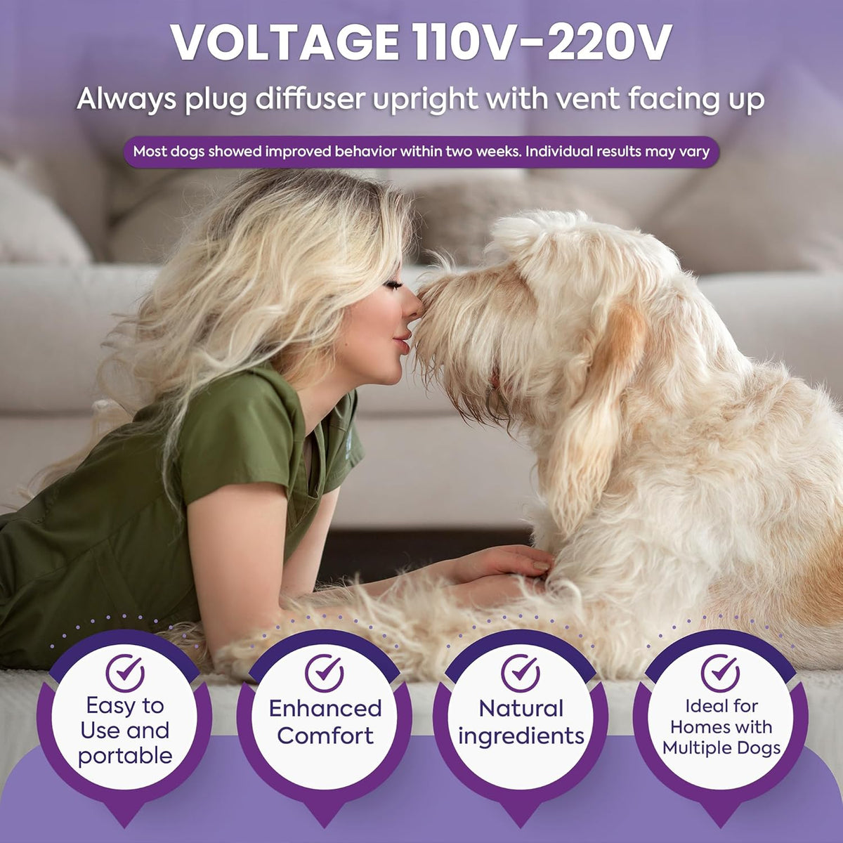 TopSum calming diffuser refill bottles for pet separation anxiety