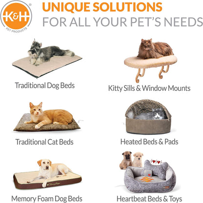 K&H heated pad replacement cover 12 by 9 inches dimensions