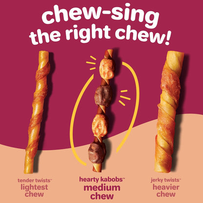 Hartz pet treats without beefhide or rawhide for medium dogs