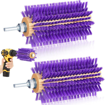 Willinglong livestock mini drill scratch brush set front view