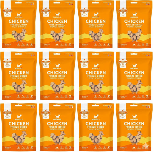 McLovin's Freeze Dried Chicken Dog and Cat Treats front view