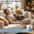 Zybeauty cat taurine supplement packaging with measuring scoop details