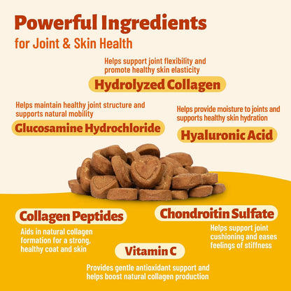 Multibites cat supplement heart-shaped chews detail