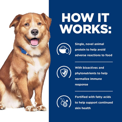 Hill's Prescription Diet Derm Complete Environmental/Food Sensitivities Wet Dog Food, Rice & Egg, 13 oz. Cans, 12-Pack - Image 9