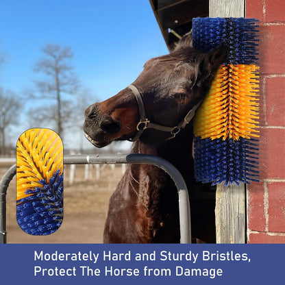 Cattle supplies scratching brush for farm use