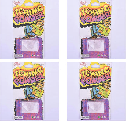 Rosojodg Funny Itching Powder 4 piece set front view for pranks