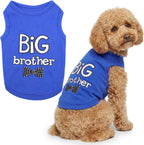 Parisian Pet Dog Shirt - 100% Cotton Shirts for Medium Dogs - Pink Sleeveless Puppy Clothes - Lightweight and Breathable Dog Apparel - Girl Big Sister Dogs Clothes - Stretchy Pet T Shirts - Image 15