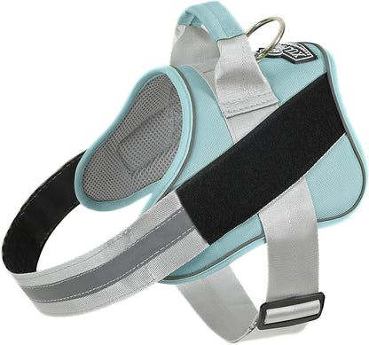 Dog Harness, No-Pull Reflective Dog Vest, Breathable Adjustable Pet Harness with Handle for Outdoor Walking - No More Pulling, Tugging or Choking (Blue, S) - Image 14