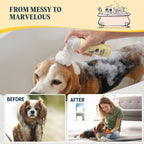 Healthy dog after using waterless dry shampoo