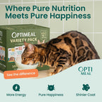 Optimeal premium surf and turf selection wet cat food box display