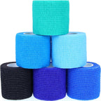Self Adhesive Bandage Wrap Animal Cohesive Bandage Self Adherent Wrap First Aid Tape for Dogs Cats Horses Birds & Wrist Healing Ankle Sprain (2 Inch Heart 6 Rolls) - Image 10