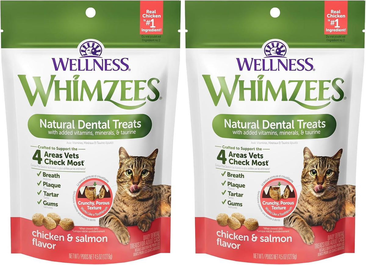 Wellness WHIMZEES Cat Dental Treats, Freshens Breath, Chicken Flavor, 4.5 oz Bag - Image 12