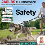Qltytoy double pet lead close up on the three hundred and sixty degree tangle free zinc alloy swivel clips.