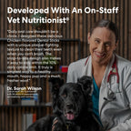 Highly digestible textured veterinary formula dental chews for all breeds