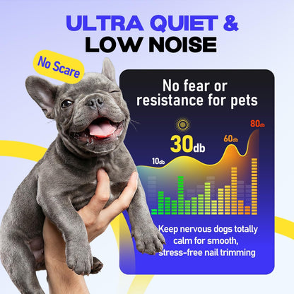 Tikocat pet nail trimmer showing LED lighting feature