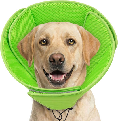 AOFITEE Soft Dog Cone, Adjustable Cones for Dogs After Surgery, Comfy Dog Cone Collar Alternative to Stop Licking, Elizabethan Recovery Collar for Large Dogs(Blue,Large) - Image 11