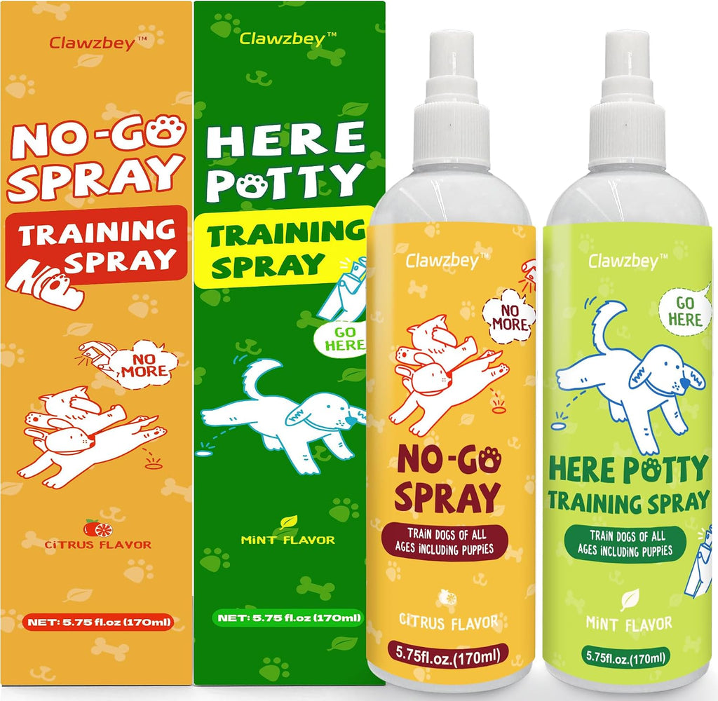 Dog Potty Training Spray Set, No-Go Spray & Here Potty Training Spray, Puppy Essentials, Stops Urination & Marking, Indoor and Outdoor Use (1.7 fl oz, 2 Pack) - Image 9