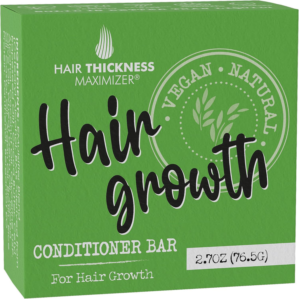 Hair Thickness Maximizer conditioner bar front view packaging