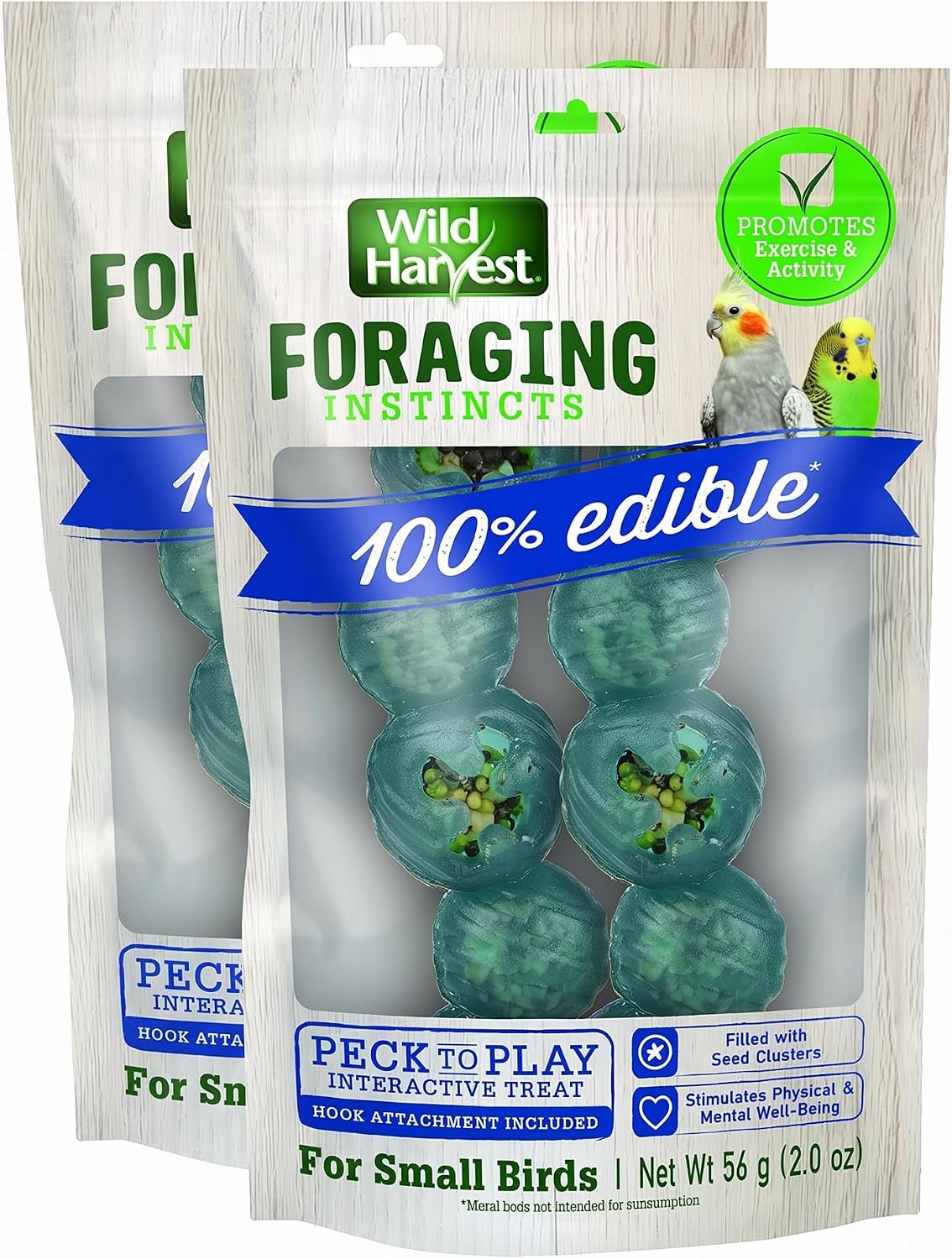 Wild Harvest Peck n Play Interactive Treat & Toy for Small Birds, 2 oz - Image 9